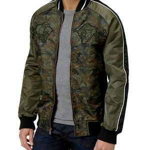 Bomber / Varsity Jacket Olive/Camo